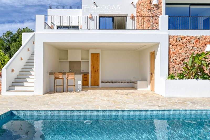 El arte de vivir en Moraira, Costa Blanca - elegante villa de obra nueva de estilo mediterráneo con vistas abiertas!